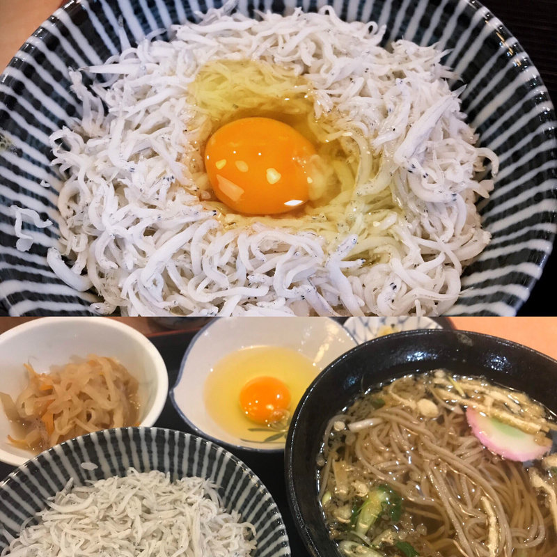 しらす丼セット(手作りうどん 喜作)