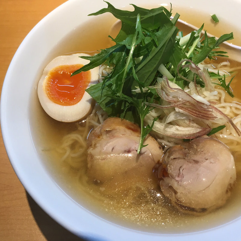 ゆず風味冷し麺(博多ラーメン ばりきや 狸小路店)