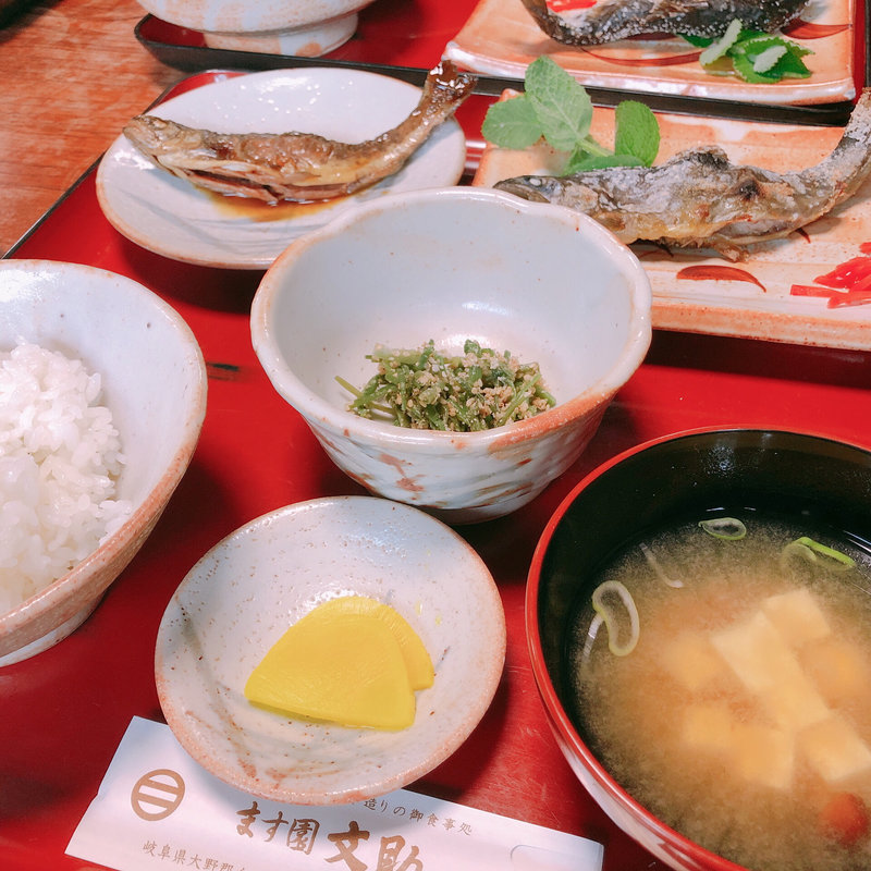 いわな定食(ます園 文助 （ますえん ぶんすけ）)