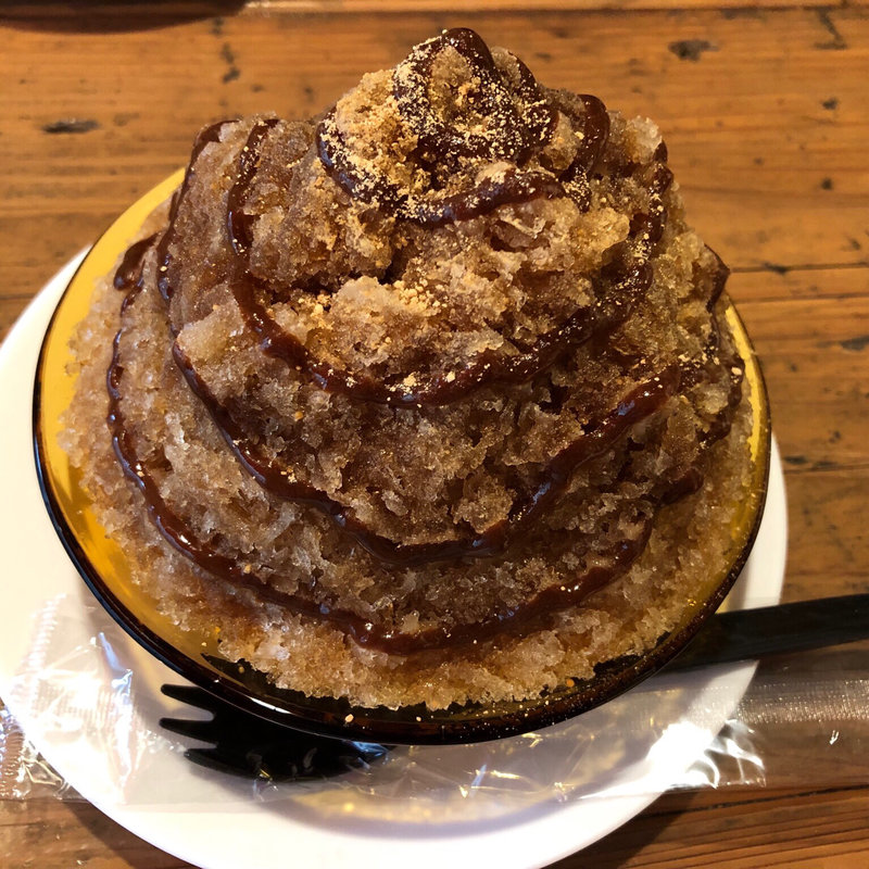 黒蜜きな粉氷(Parlor Vinefru 銀座)