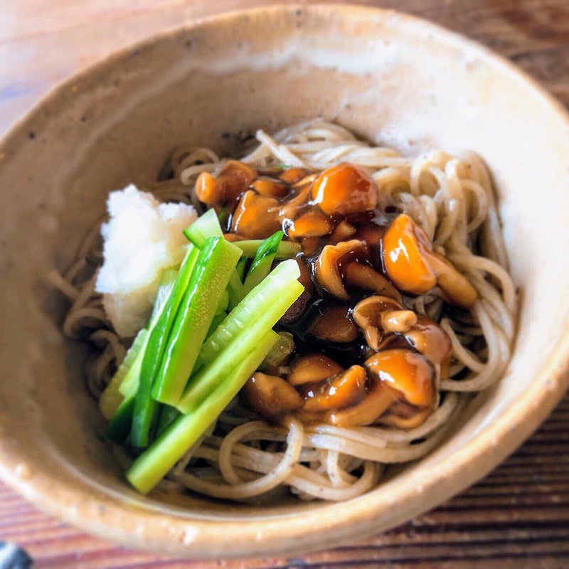 キノコそば(そば切り 蔦屋)