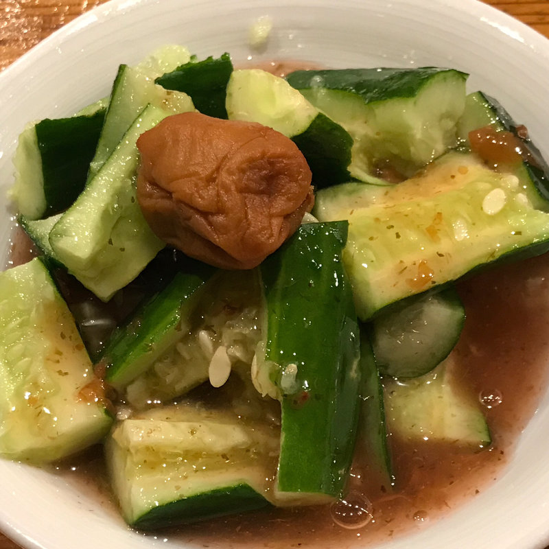 きゅうり梅たたき(つきよし)