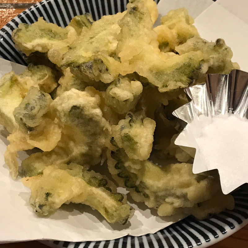 ゴーヤー天ぷら(つきよし)