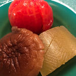 冬瓜、トマト、シイタケの冷たい煮物(峰屋 )