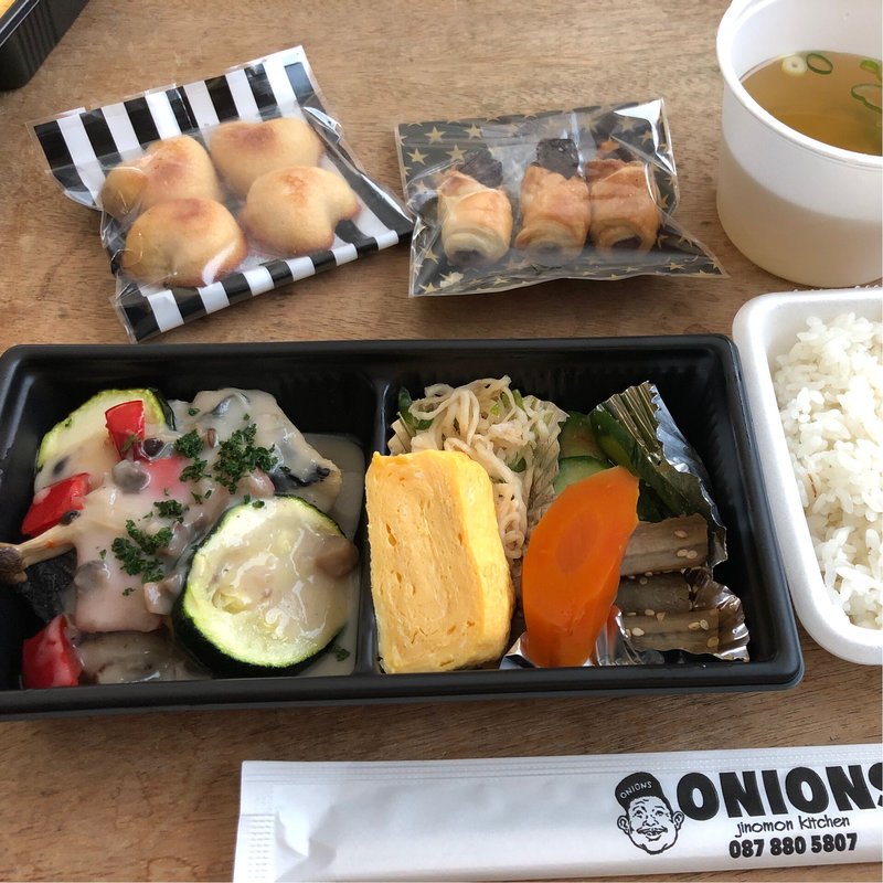 鰆と夏野菜のグリルマッシュルームソース(オニオンズ)