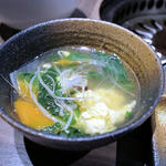 玉子スープ(松戸焼肉黒毛和牛 あがり～Agari～ 松戸店)
