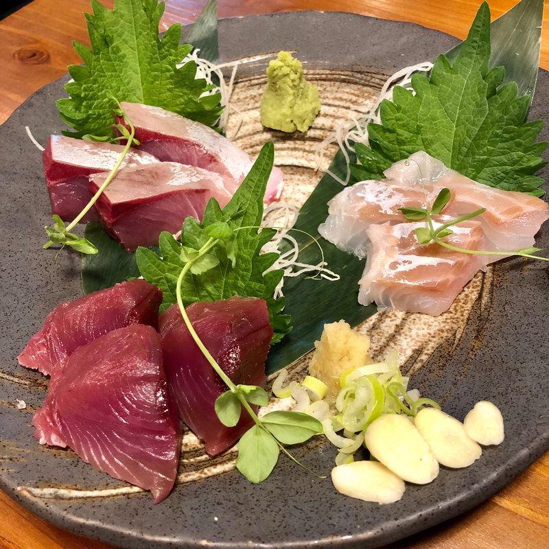 刺身三点盛り(豚村 )