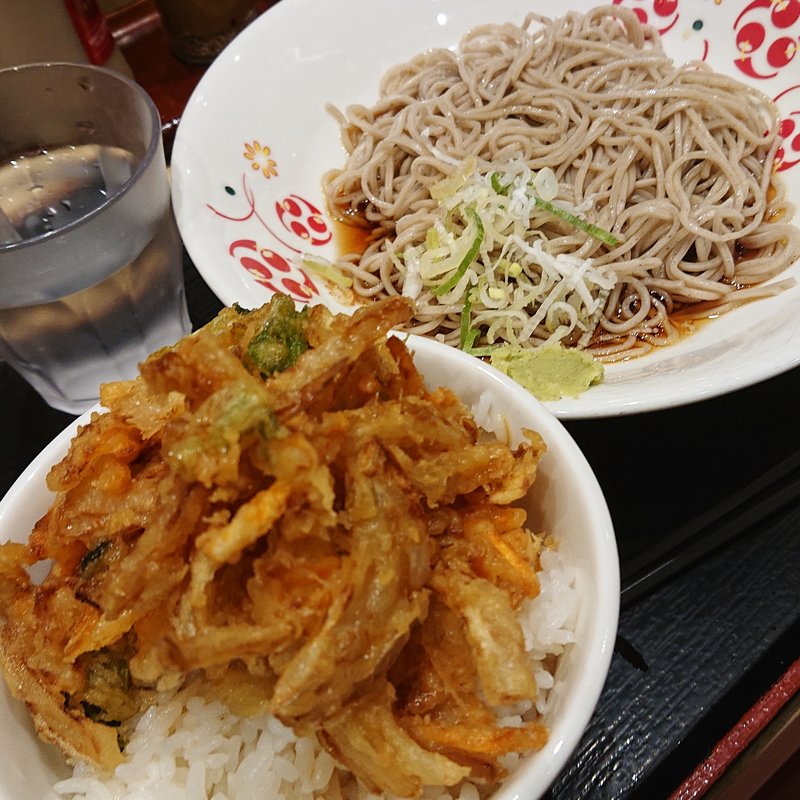 ミニかき揚げ丼セット(いろり庵きらく 川崎店)