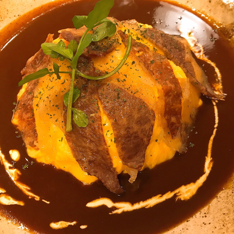 『究極のオムライス』（「デミグラソース」or「コクうまカレー」）(ＰａｐｉＰｏｐｉ)