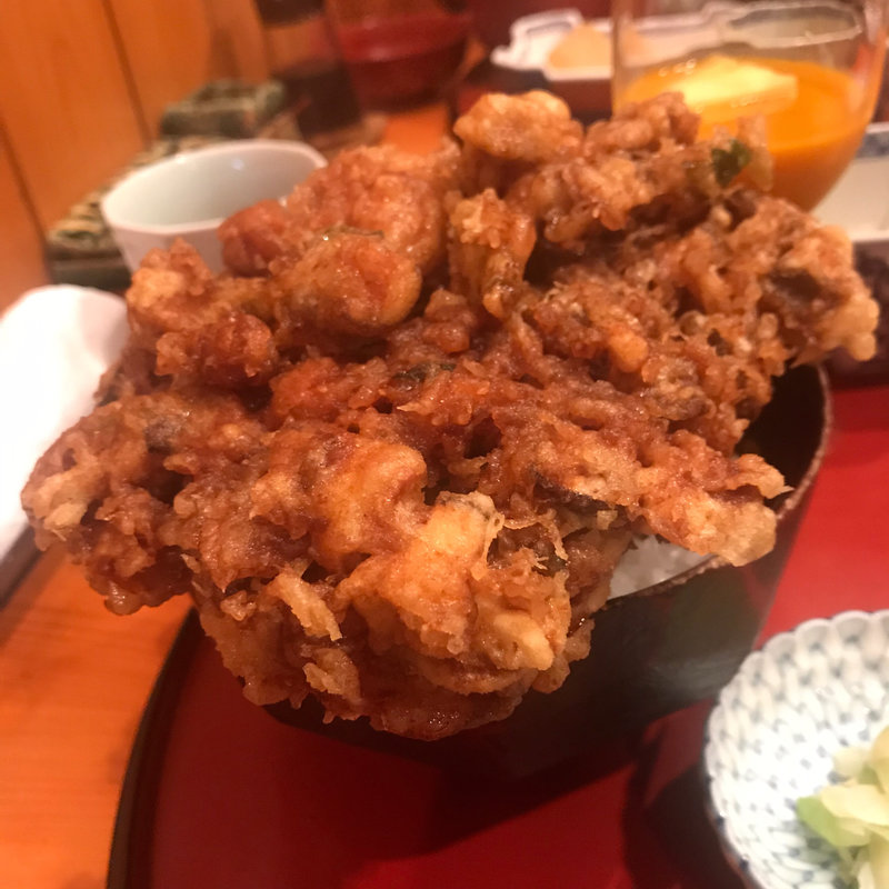 かき揚げ天丼(髙瀨)