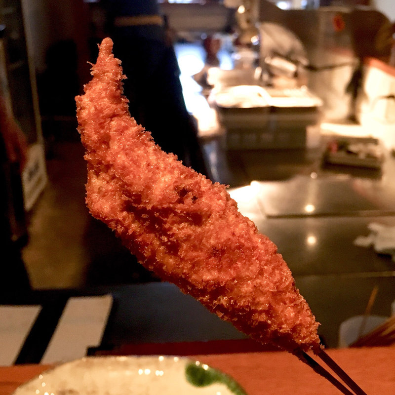 きびなご（串揚げ）(串揚げ ふくみみ)