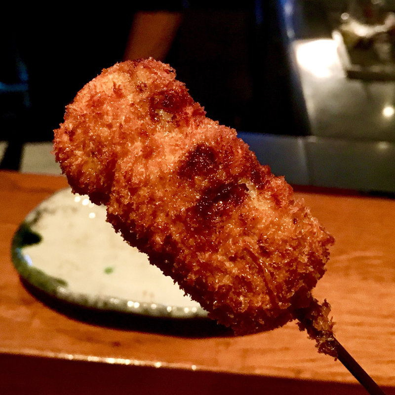 牛サーロイン（串揚げ）(串揚げ ふくみみ)