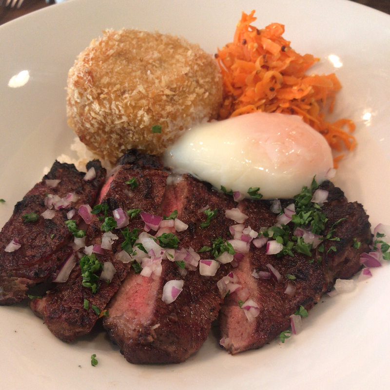 肉ビストロのステーキ丼 ソースジャポネーゼ(Sacree Fleur)