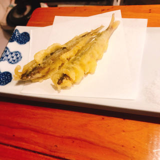 稚鮎の天ぷら(スタンド煮ガ味)