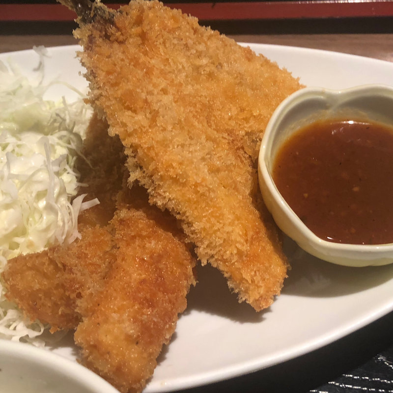 ランチ アジイカフライ(雑魚や　 雑魚や　川越店)