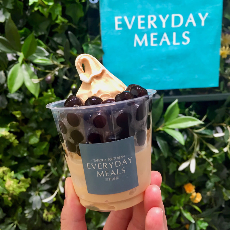 ミルクティ×ミルクミックスソフトクリーム タピオカトッピング(EVERTDAY MEALS)