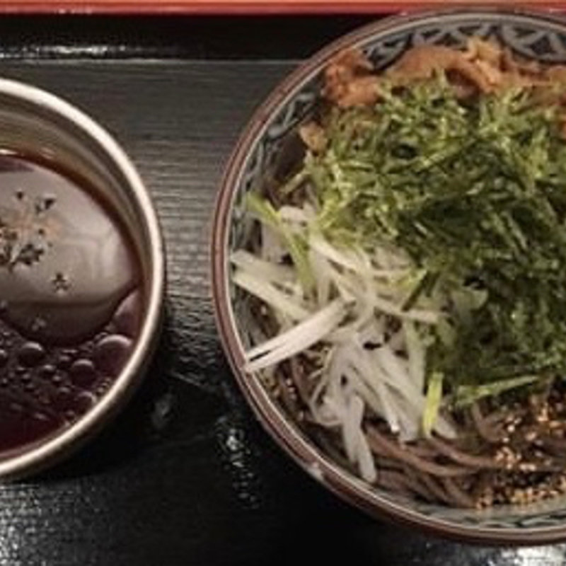 つけそば(蕎麦切り　ごうめん。 )