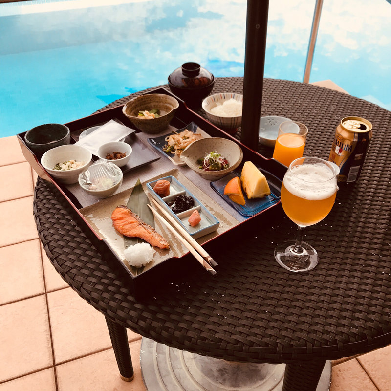 和定食 朝ビール(オリエンタルヒルズ沖縄 )