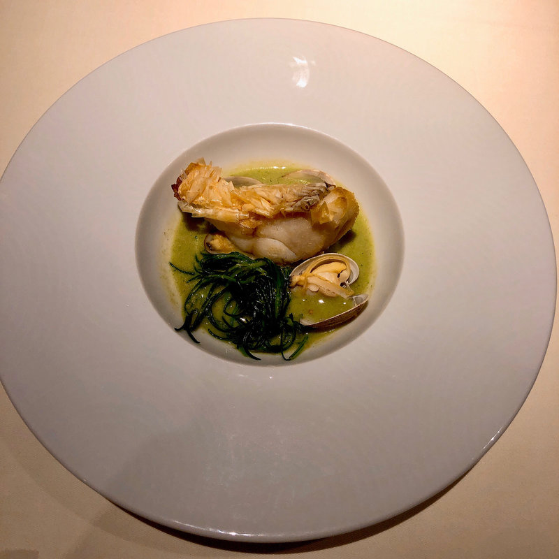 甘鯛のアクアパッツア(ヤマガタ サン ダン デロ)