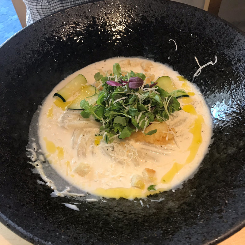 じゃがいものヴィシソワーズうどん(茶ぶ釜 )