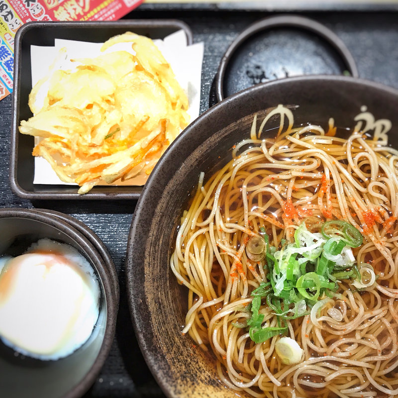 朝そば(ゆで太郎 もつ次郎 赤坂大正通り店)