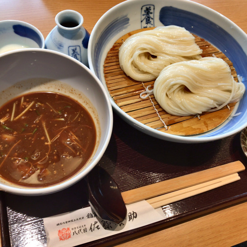 冷やし肉味噌うどん(佐藤養助 赤坂店)