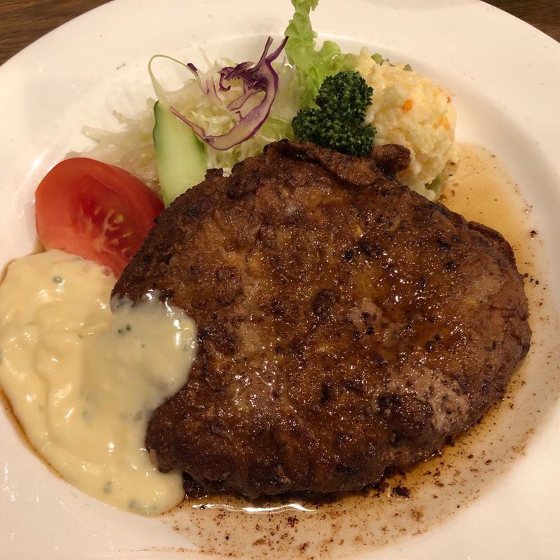 手作りハンバーグステーキ(ワイドサイズ240g)(洋食のビーハイブ)