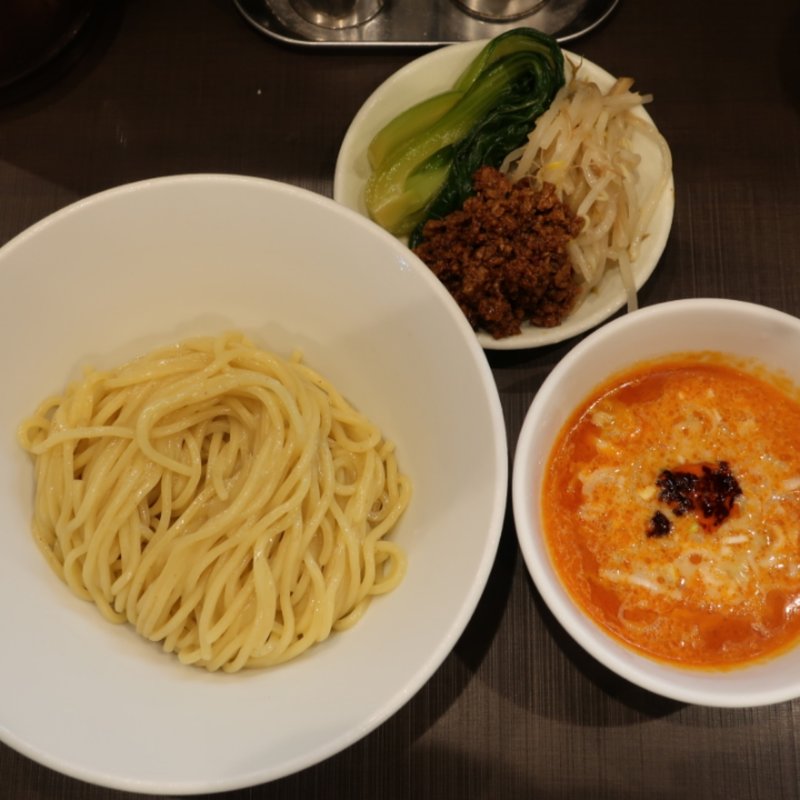 冷やしタンタンつけ麺(麺屋りゅう)