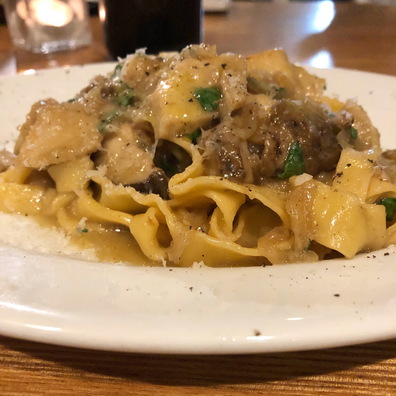 タリアテッレ フレッシュポルチーニのソース(AURELIO)