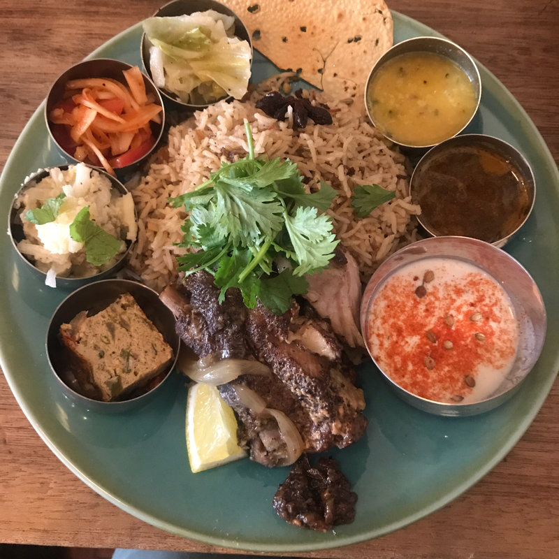 ビリヤニ 豚スペアリブ(ビリヤニ食堂)