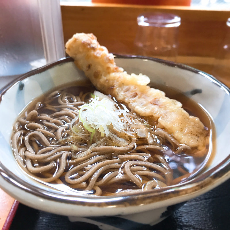 麻婆丼セット ＋ ちくわ天(器庵)