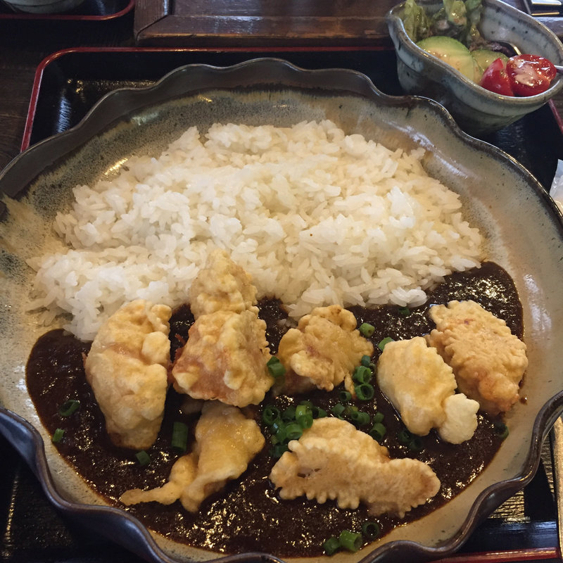 とり天カレー(いまむかし )