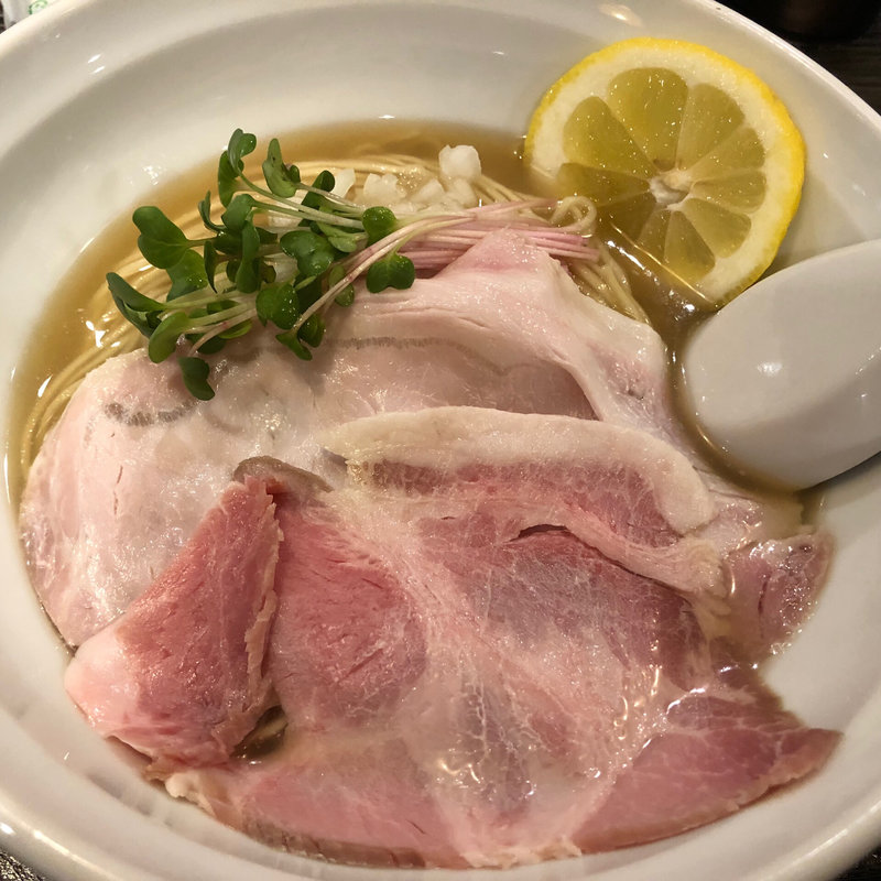 台湾ガザミと羅臼昆布の冷やしそば(丿貫)