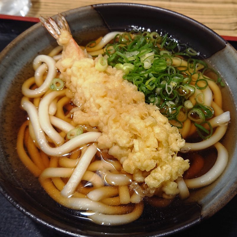 天ぷらそば(南海そば 新今宮店)