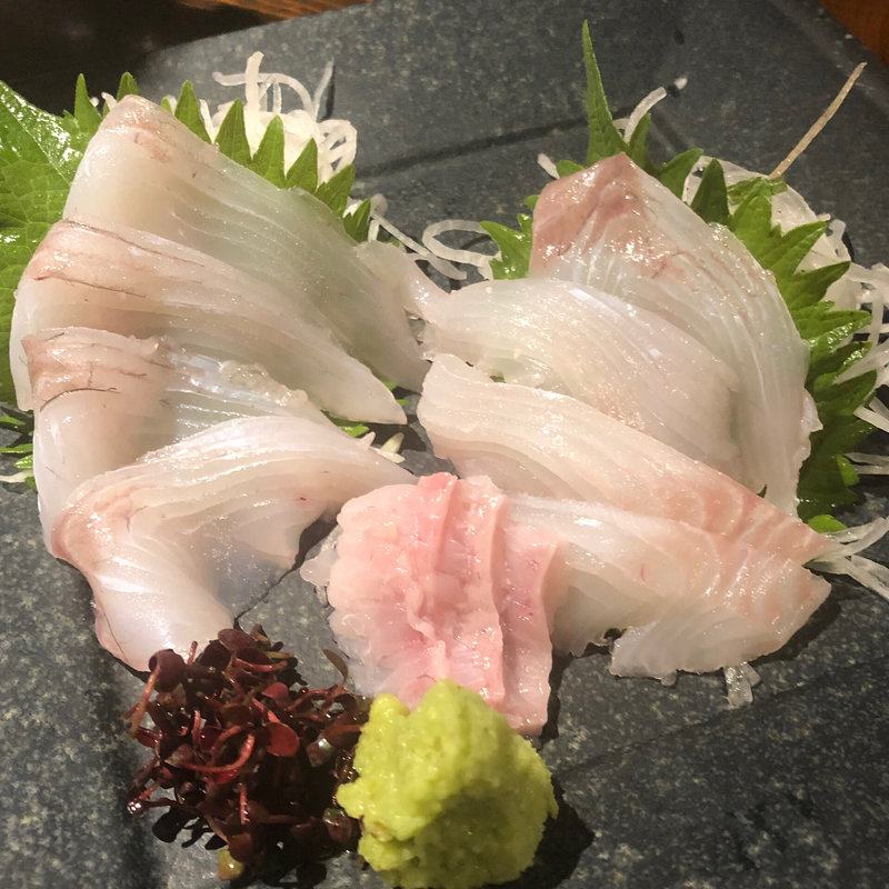 ホウボウの刺身(肴や)