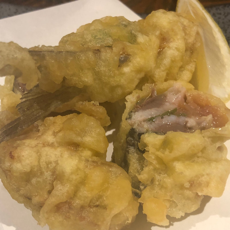 イワシ梅肉あげ(肴や)