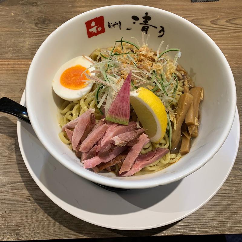 角長醤油の冷やし和え麺(和 dining 清乃 （セイノ）)