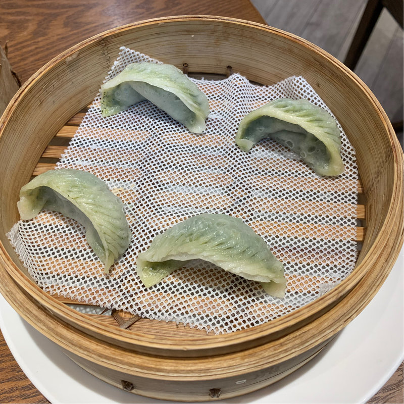 野菜と豚肉入り蒸し餃子(鼎泰豐 エスパル仙台店 （ディンタイフォン）)