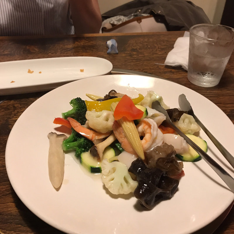 アオリイカの黒胡椒炒め(劉 チャイナダイニング)