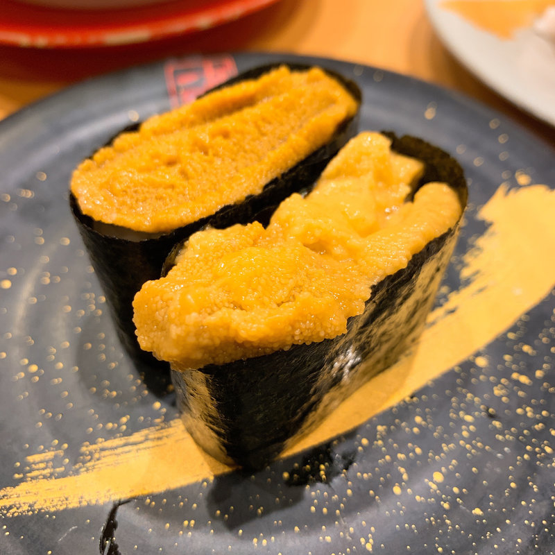 塩水ウニ(回転すし 活一鮮 南３条店)