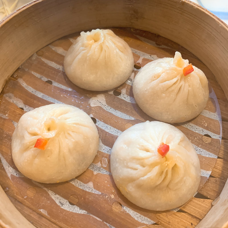 上海蟹みそ入り小籠包(上海小籠包 厨房 阿杏本店)