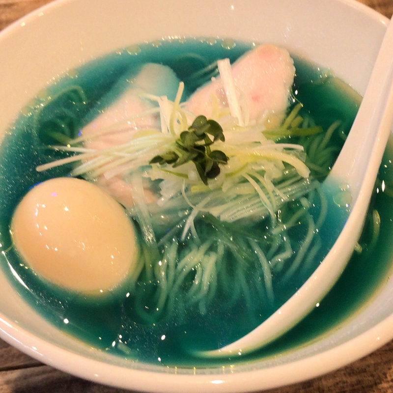 鶏清湯青(濃厚鶏出汁拉麺 吉法師 KIPPOSHI)
