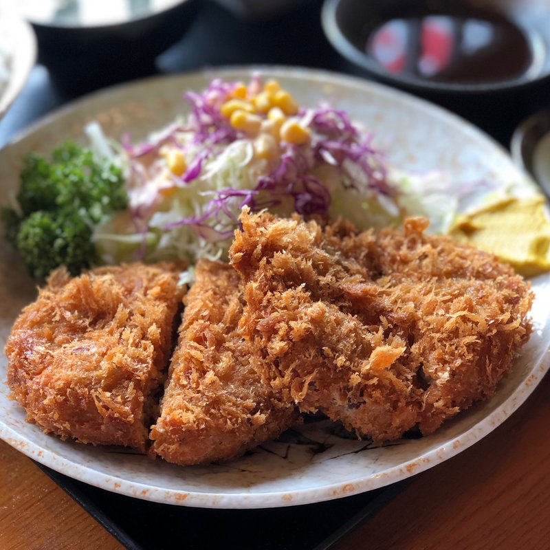 メンチかつ定食(富久どり食堂 )