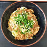 肉釜玉(手打うどん くうかい)