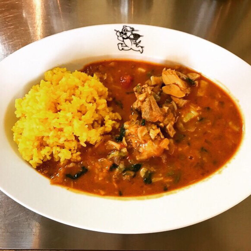 チキンカリー S  野菜トッピング(DIGGiN' IN THE CURRY（ディギン イン ザ カリー）)