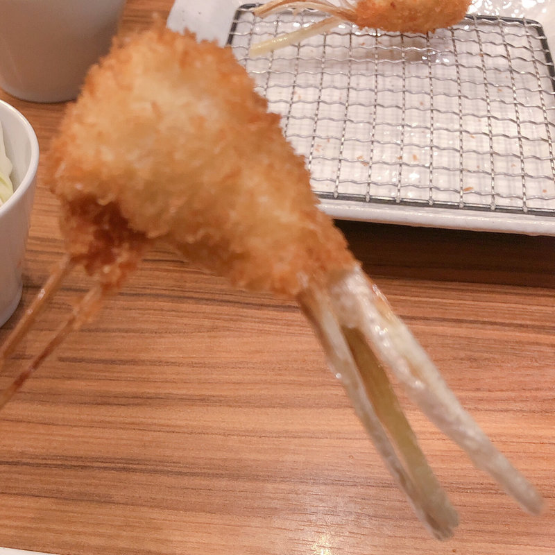 旬菜コース（島らっきょうの豚肉巻き）(揚八 グランフロント大阪店)