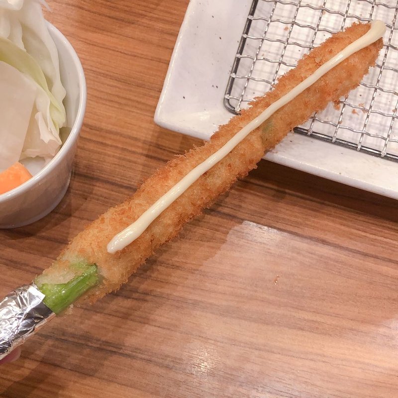 旬菜コース（アスパラ豚肉巻き）(揚八 グランフロント大阪店)