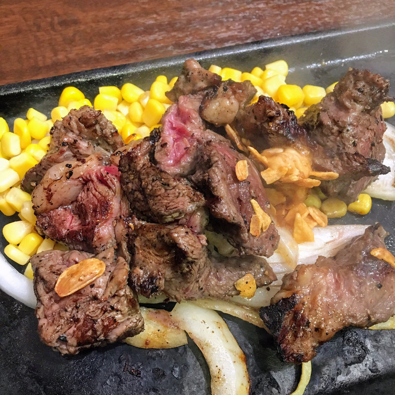 乱切りカットステーキ(いきなりステーキ愛知蒲郡店)