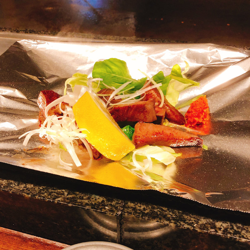 牛タン塩焼(鉄板焼よしむら)