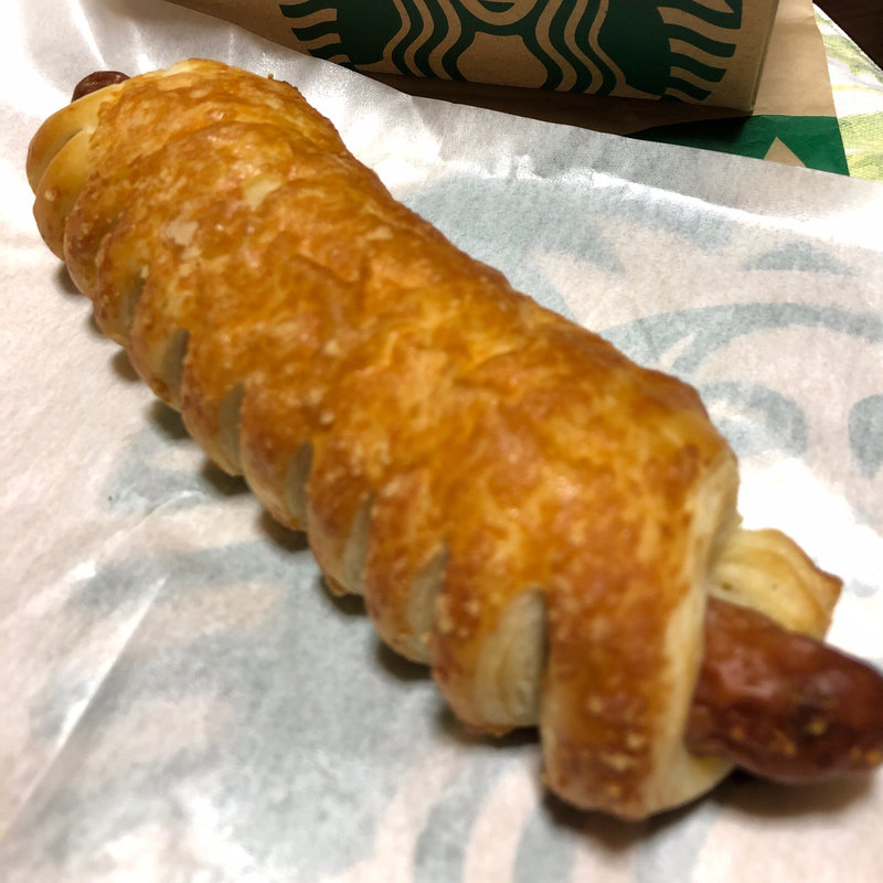 あらびきソーセージパイ(スターバックスコーヒー 米沢春日)